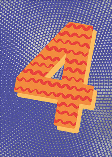 Picture of 4  BIRTHDAY CARD